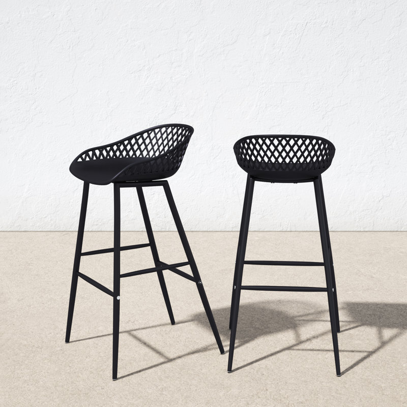 AllModern Newark Patio Bar Stool & Reviews Wayfair